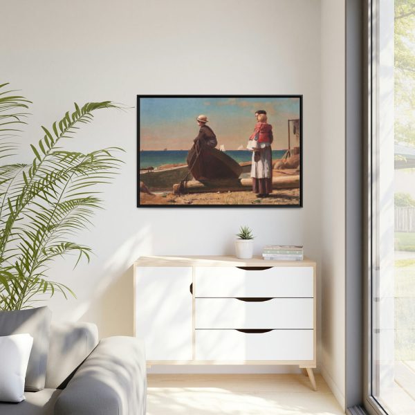 88289-138.jpg Dad's Coming by Winslow Homer Framed Canvas