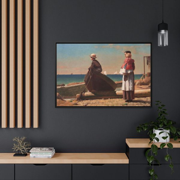 88289-139.jpg Dad's Coming by Winslow Homer Framed Canvas