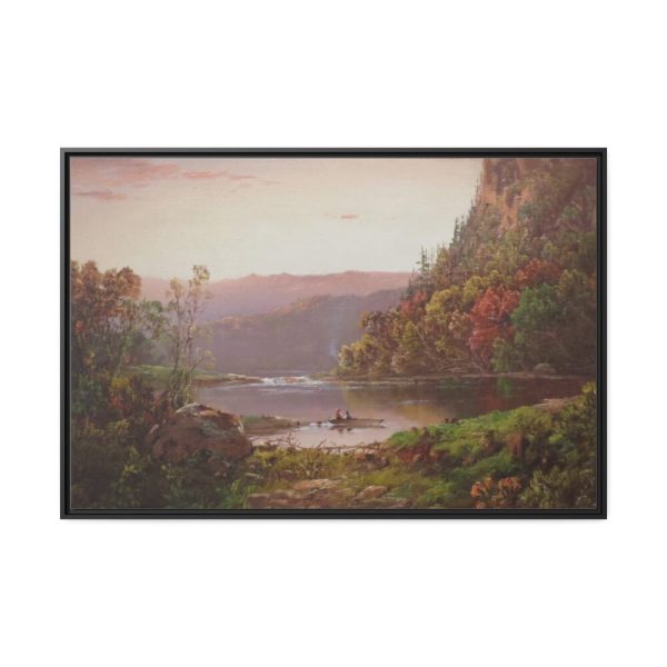 88289-156.jpg On Valley River Virginia by William Louis Sonntag Framed Canvas