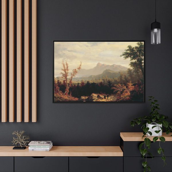 88289-164.jpg Autumn Landscape by William Louis Sonntag Framed Canvas