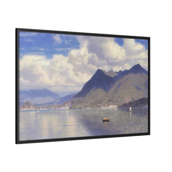 88289-180.jpg Lago Maggiore by William Stanley Haseltine Framed Canvas