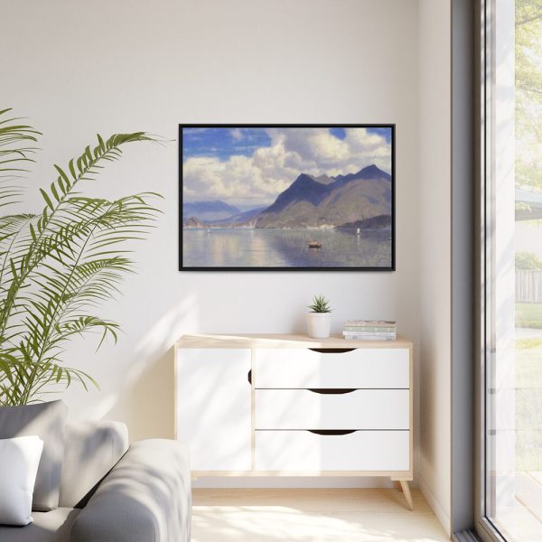 88289-183.jpg Lago Maggiore by William Stanley Haseltine Framed Canvas