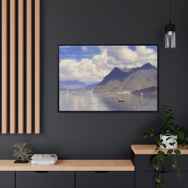 88289-184.jpg Lago Maggiore by William Stanley Haseltine Framed Canvas
