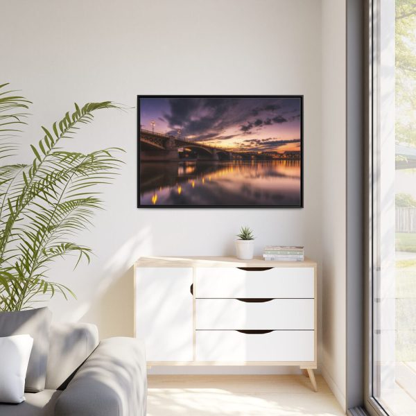88289-203.jpg Aesthetic Purple Sky Framed Canvas