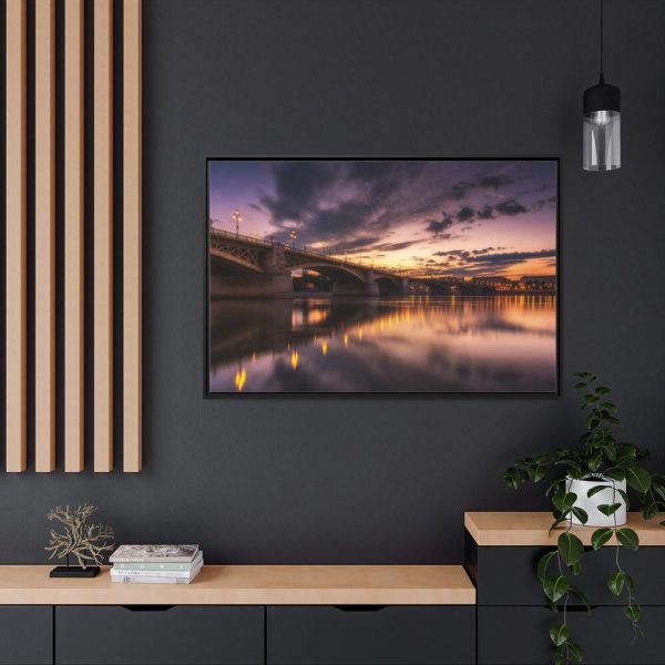 88289-204.jpg Aesthetic Purple Sky Framed Canvas
