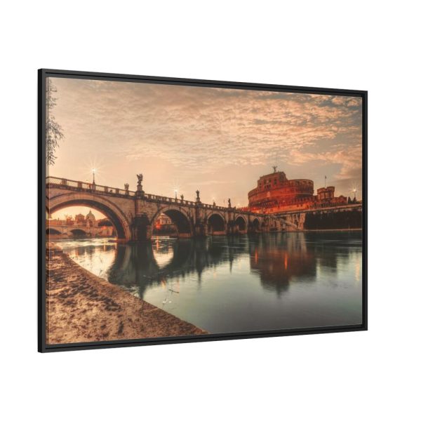 88289-205.jpg Castel Sant'Angelo, Roma, Italy Framed Canvas
