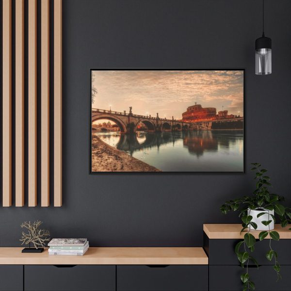 88289-209.jpg Castel Sant'Angelo, Roma, Italy Framed Canvas