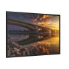 88289-210.jpg Bridge in Budapest, Danube River Framed Canvas