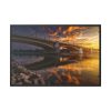 88289-211.jpg Bridge in Budapest, Danube River Framed Canvas
