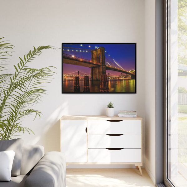 88289-223.jpg Brooklyn Bridge Landmark Historic New York Framed Canvas