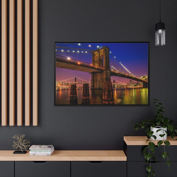 88289-224.jpg Brooklyn Bridge Landmark Historic New York Framed Canvas