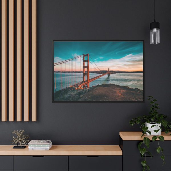 88289-234.jpg Golden Gate Bridge River San Francisco Framed Canvas