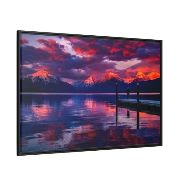 88289-235.jpg Lake McDonald Glacier National Park Montana Framed Canvas