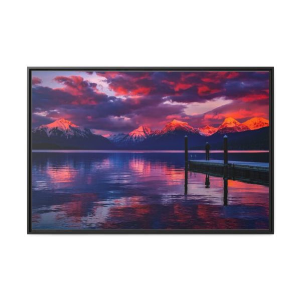 88289-236.jpg Lake McDonald Glacier National Park Montana Framed Canvas
