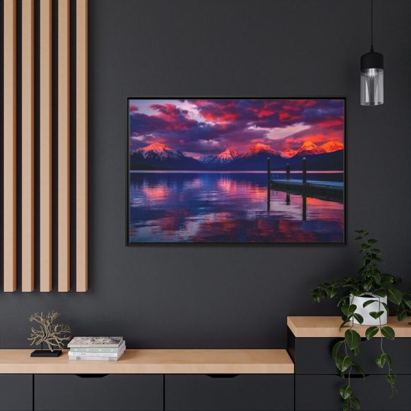 88289-239.jpg Lake McDonald Glacier National Park Montana Framed Canvas