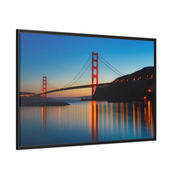 88289-240.jpg Panorama Golden Gate Bridge Framed Canvas