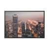 88289-246.jpg Gray High-Rise Building at Night Framed Canvas
