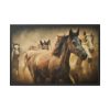 88289-26.jpg Herd of Horses Framed Canvas