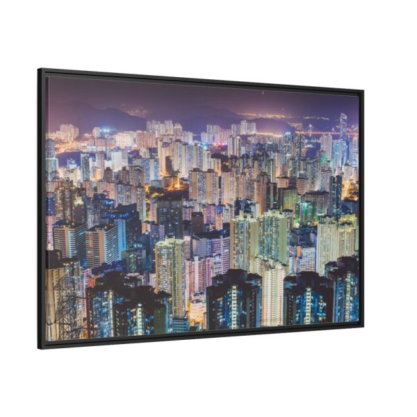88289-265.jpg Skyscrapers of Hong Kong, China Framed Canvas