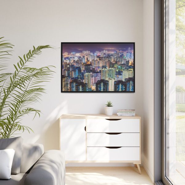 88289-268.jpg Skyscrapers of Hong Kong, China Framed Canvas