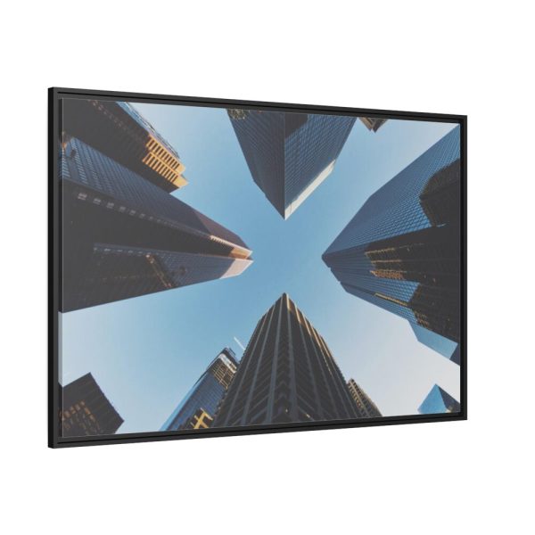 88289-275.jpg Tall skyscrapers in Calgary Framed Canvas