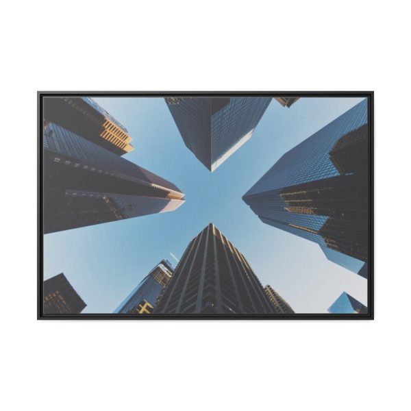 88289-276.jpg Tall skyscrapers in Calgary Framed Canvas