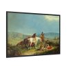 88289-280.jpg Indians Playing Cards by John Mix Stanley Framed Canvas