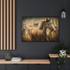 88289-29.jpg Herd of Horses Framed Canvas