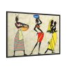 Woman Ethic African People Framed Canvas