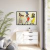 Woman Ethic African People Framed Canvas