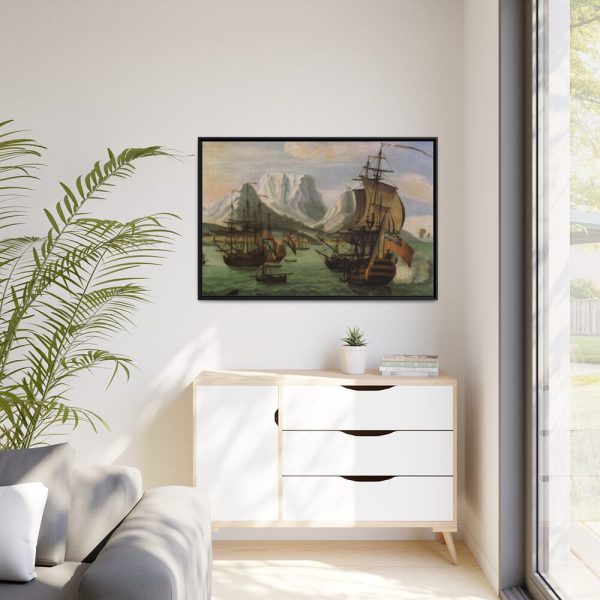 Samuel Scott Table Bay Framed Canvas