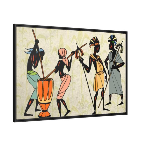 88289-300.jpg Man Ethic African People Framed Canvas
