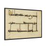 Page from a copy of the Qur'an Framed Canvas