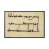 Page from a copy of the Qur'an Framed Canvas