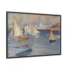 88289-320.jpg The Nyländska Jaktklubben Harbour in Helsinki by Albert Edelfelt Framed Canvas