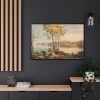 88289-329.jpg Lakeside View Near Träskända Manor, by Magnus Von Wright Framed Canvas