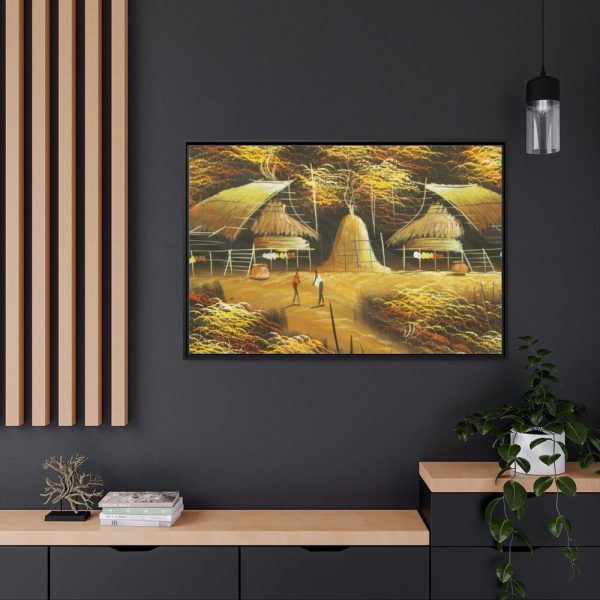 88289-349.jpg Asia Painting Village Framed Canvas