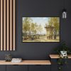 88289-354.jpg La fontana by Hermann Corrodi Framed Canvas
