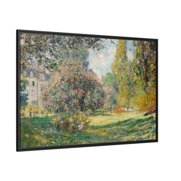 88289-365.jpg Landscape The Parc Monceau by Claude Monet Framed Canvas