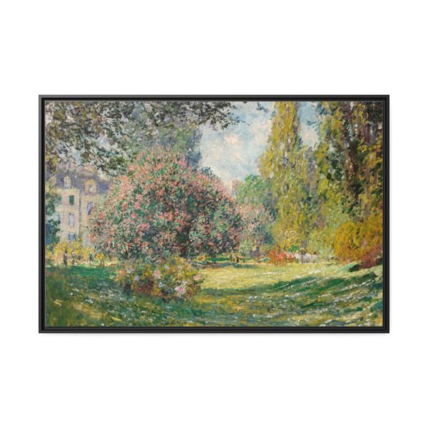 88289-366.jpg Landscape The Parc Monceau by Claude Monet Framed Canvas