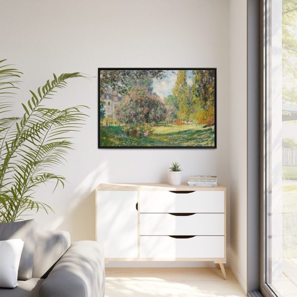 88289-368.jpg Landscape The Parc Monceau by Claude Monet Framed Canvas