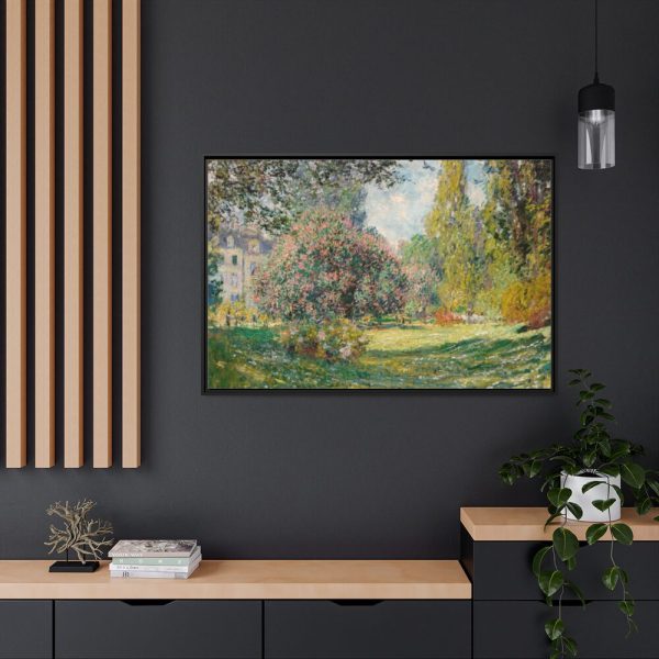 88289-369.jpg Landscape The Parc Monceau by Claude Monet Framed Canvas