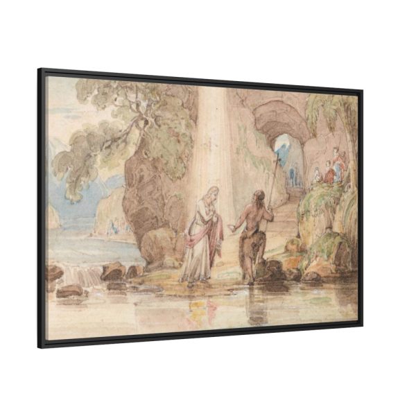 88289-376.jpg The Baptism of Christ Framed Canvas