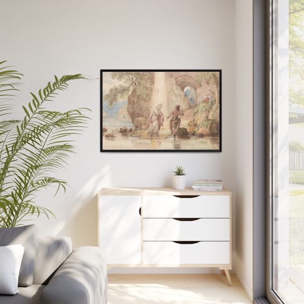 88289-378.jpg The Baptism of Christ Framed Canvas