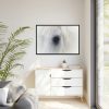 Closeup Shot of a White Horse Framed Canvas