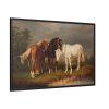 88289-5.jpg Horses after Carl Wahlbom by Magnus Von Wright Framed Canvas