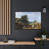 88289-54.jpg Lord Rivers's Stud Farm by Jacques-Laurent Agasse Framed Canvas