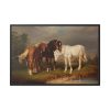 88289-6.jpg Horses after Carl Wahlbom by Magnus Von Wright Framed Canvas