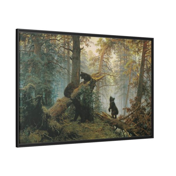 88289-60.jpg Shishkin, Ivan - Morning in a Pine Forest Framed Canvas