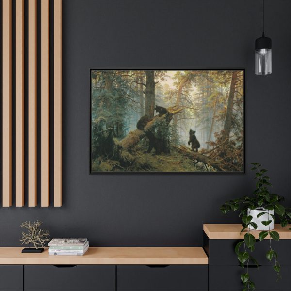 88289-64.jpg Shishkin, Ivan - Morning in a Pine Forest Framed Canvas